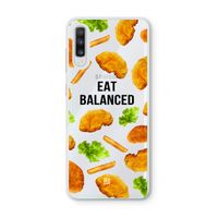 Eat Balanced: Samsung Galaxy A70 Transparant Hoesje
