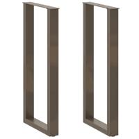 Bartafelpoten 2 st U-vormig 40x(100-101) cm staal naturel