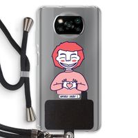Hartje: Xiaomi Poco X3 NFC Transparant Hoesje met koord