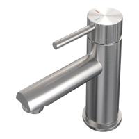 BRAUER Stripe Lage Opbouw Wastafelmengkraan - model A - RVS-kleurig geborsteld PVD 5-NG-001-HD7