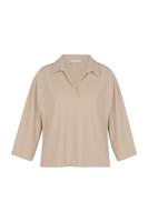 Remi bonded top - latte - 13503