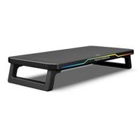 Monitorverhoger - NOVA GAMING - Celestium - Geïntegreerde hub - RGB LED - Zwart