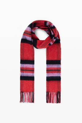 LANGE GERUITE SJAAL - RED - U
