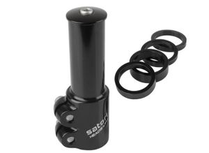 Satori stuurpenverlenger 1-1/8" zwart
