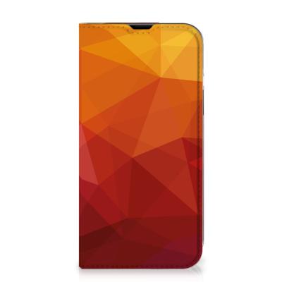 Stand Case voor iPhone 14 Polygon Red Stand Case voor iPhone 14 Polygon Red