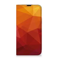 Stand Case voor iPhone 14 Polygon Red