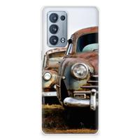 OPPO Reno 6 Pro Plus 5G | Siliconen hoesje | met foto Vintage Auto