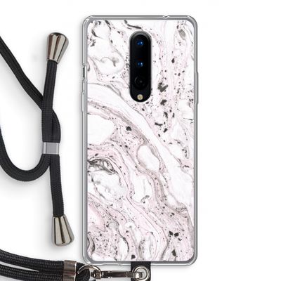 Mengelmoes: OnePlus 8 Transparant Hoesje met koord