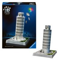 Ravensburger Iconics 3D puzzel Toren van Pisa met licht - 216 stukjes