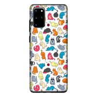 Kleurrijke katten: Samsung Galaxy S20 Plus Tough Case