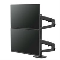 Ergotron LX Dual Arm Stacking Tall Desk Mount Monitor-tafelbeugel 2-voudig 38,1 cm (15) - 101,6 cm (40) Zwart In hoogte verstelbaar, Draaibaar, Kantelbaar, - thumbnail