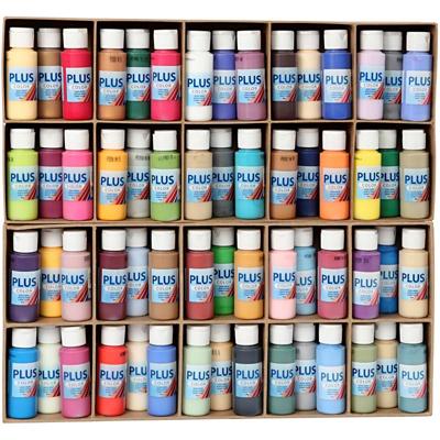Plus Color acrylverf, diverse kleuren, 60x60 ml/ 1 doos