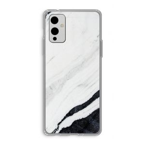 Elegante marmer: OnePlus 9 Transparant Hoesje