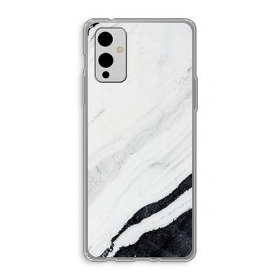 Elegante marmer: OnePlus 9 Transparant Hoesje
