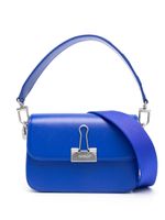 Off-White sac cabas Binder en cuir - Bleu