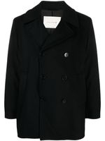 Mackintosh Dalton double-breasted wool peacoat - Noir - thumbnail