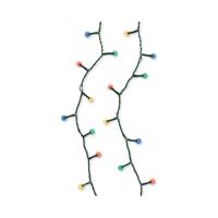Lumineo Kerstverlichting - 8 functie effect - gekleurd - 100 lampjes - 5M