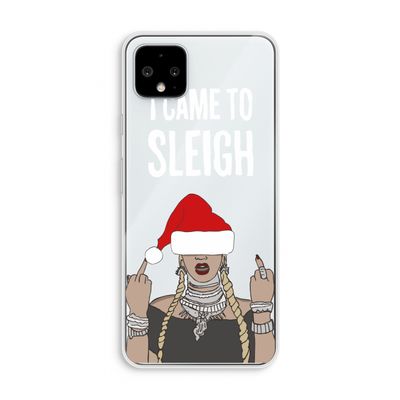Came To Sleigh: Pixel 4 XL Transparant Hoesje