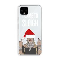 Came To Sleigh: Pixel 4 XL Transparant Hoesje