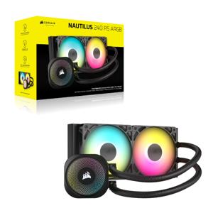Corsair NAUTILUS 240 RS ARGB Liquid Processor Luchtkoeler Zwart 1 stuk(s)