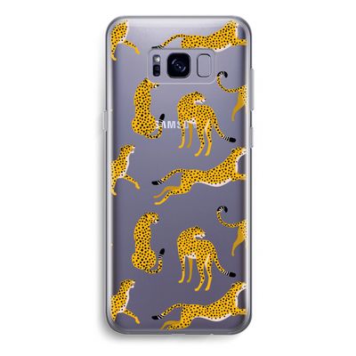 Luipaard: Samsung Galaxy S8 Plus Transparant Hoesje