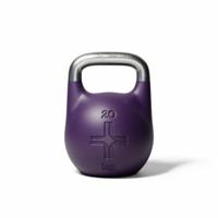 TRYM Competitie Kettlebell 20 kg - Paars - Staal - thumbnail