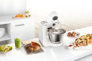 Bosch MUM58257 keukenmachine 1000 W 3,9 l Roestvrijstaal, Wit