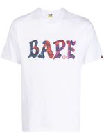 A BATHING APE® t-shirt en coton à logo imprimé - Blanc - thumbnail