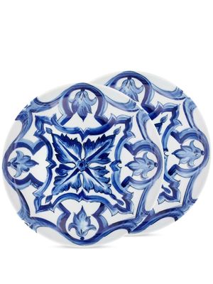 Dolce & Gabbana lot de deux bols à soupe - Bleu