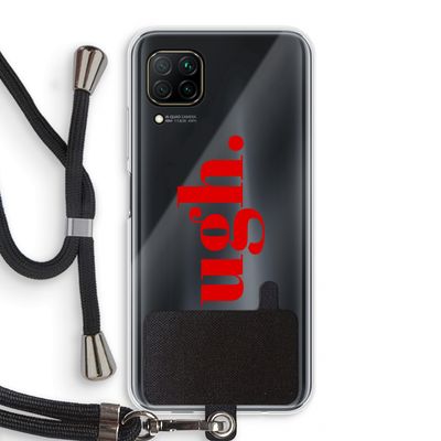 Ugh: Huawei P40 Lite Transparant Hoesje met koord