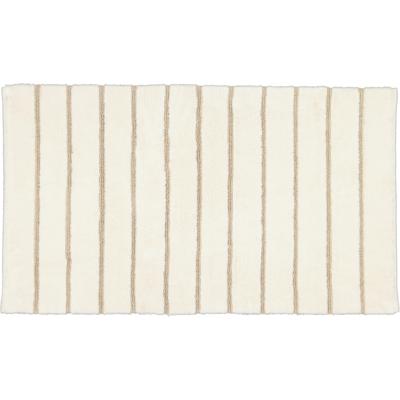 Cawö CAWÖ Home Keerbare Badmat Balance Gestreept 1008 33 natur 70x120