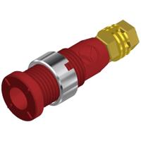 SKS Hirschmann MSEB 2600 G M3 Au Veiligheids-labconnector, female Bus, inbouw verticaal Stift-Ø: 2 mm Rood 1 stuk(s)