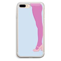 Pink panty: iPhone 7 Plus Transparant Hoesje