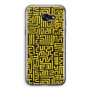 Majorelle Blue Print: Samsung Galaxy A5 (2017) Transparant Hoesje
