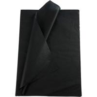 Creativ Company Tissuepapier, vel 50x70 cm, 17 gr, zwart, 10 vel/ 1 doos