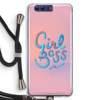 Girl boss: Honor 9 Transparant Hoesje met koord