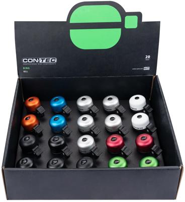 CONTEC mini fietsbel "bing" ct mini bell bing display 20 pcs.