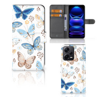 Telefoonhoesje met Pasjes voor Xiaomi Poco X5 Pro | Note 12 Pro 5G Vlinder