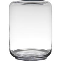 Vaas - groot - glas - 4 liter - 23 x 30 cm - bloemenvaas