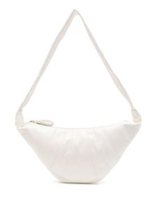 LEMAIRE sac porté épaule Croissant en cuir - Blanc