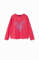 T-shirt met harten en Mickey Mouse - RED - 13/14