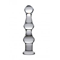 Mammoth 3 Bumps Glass Dildo