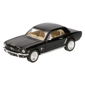 Modelauto Ford Mustang 1964 zwart 13 cm