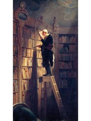 Kunstdruk Carl Spitzweg - Der Bücherwurm 60x80cm Kunstdruk Carl Spitzweg - Der Bücherwurm 60x80cm