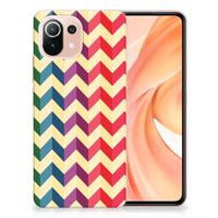 Xiaomi Mi 11 Lite | 11 Lite 5G NE | TPU bumper | Zigzag Multi Color