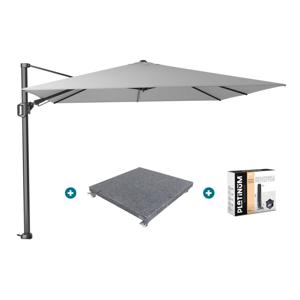 Platinum Challenger Premium T2 3x3 m - Light Grey met voet en hoes