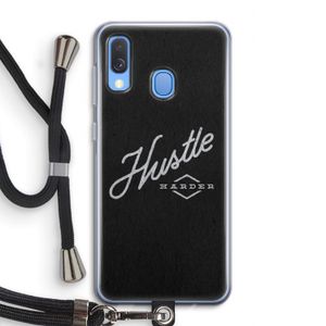 Hustle: Samsung Galaxy A40 Transparant Hoesje met koord