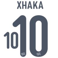 Xhaka 10 (Officiële Zwitserland Away Bedrukking 2024-2025)
