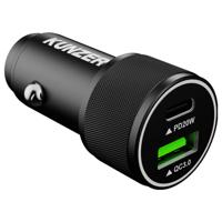 Kunzer 7USBAC12 Adapter 1x USB-A, 1x USB-C Zwart Kunzer 7USBAC12 Adapter 1x USB-A, 1x USB-C Zwart
