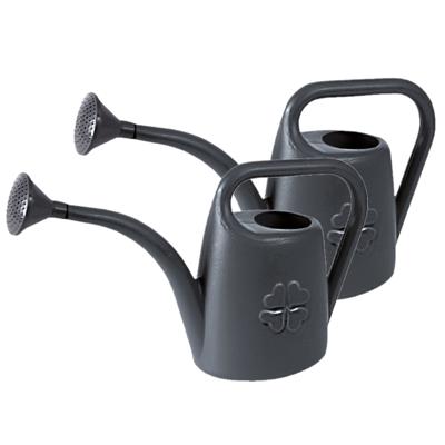 Prosperplast Gieter - 2x - antraciet - kunststof - broeskop - 1.8 liter